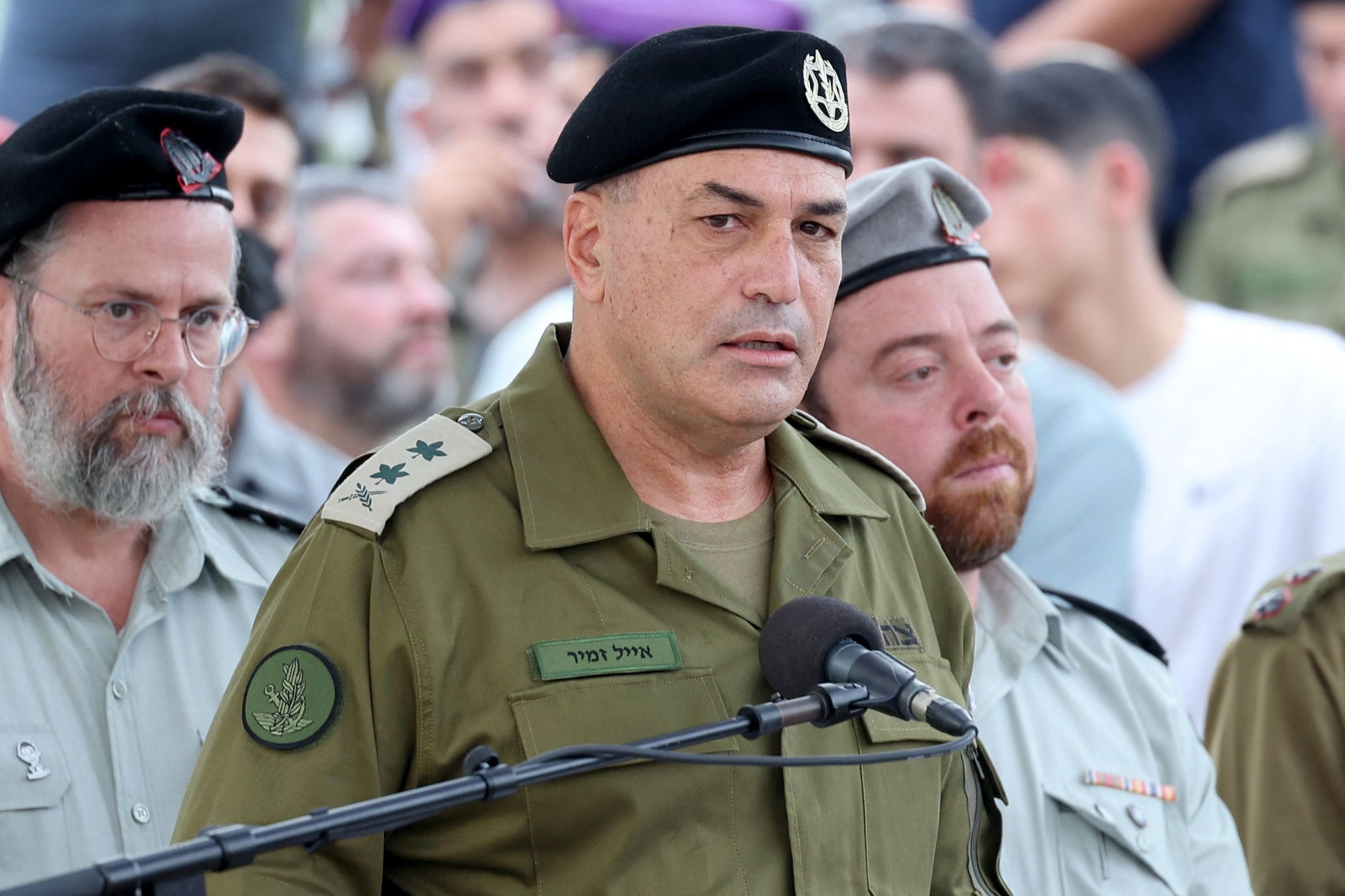 El jefe militar israelí reconoció