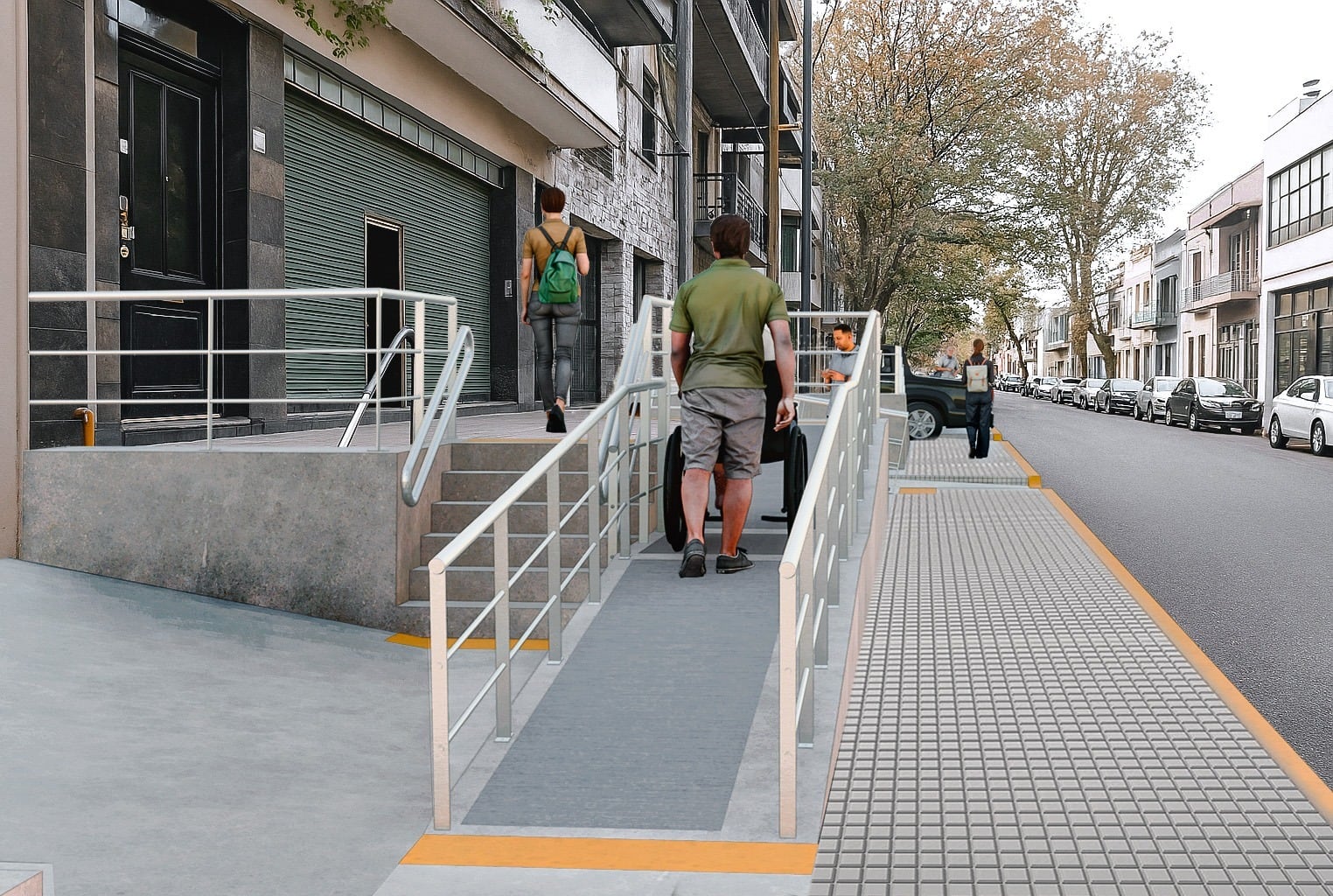 La Boca: intervendrán las veredas para que sean más fáciles de caminar