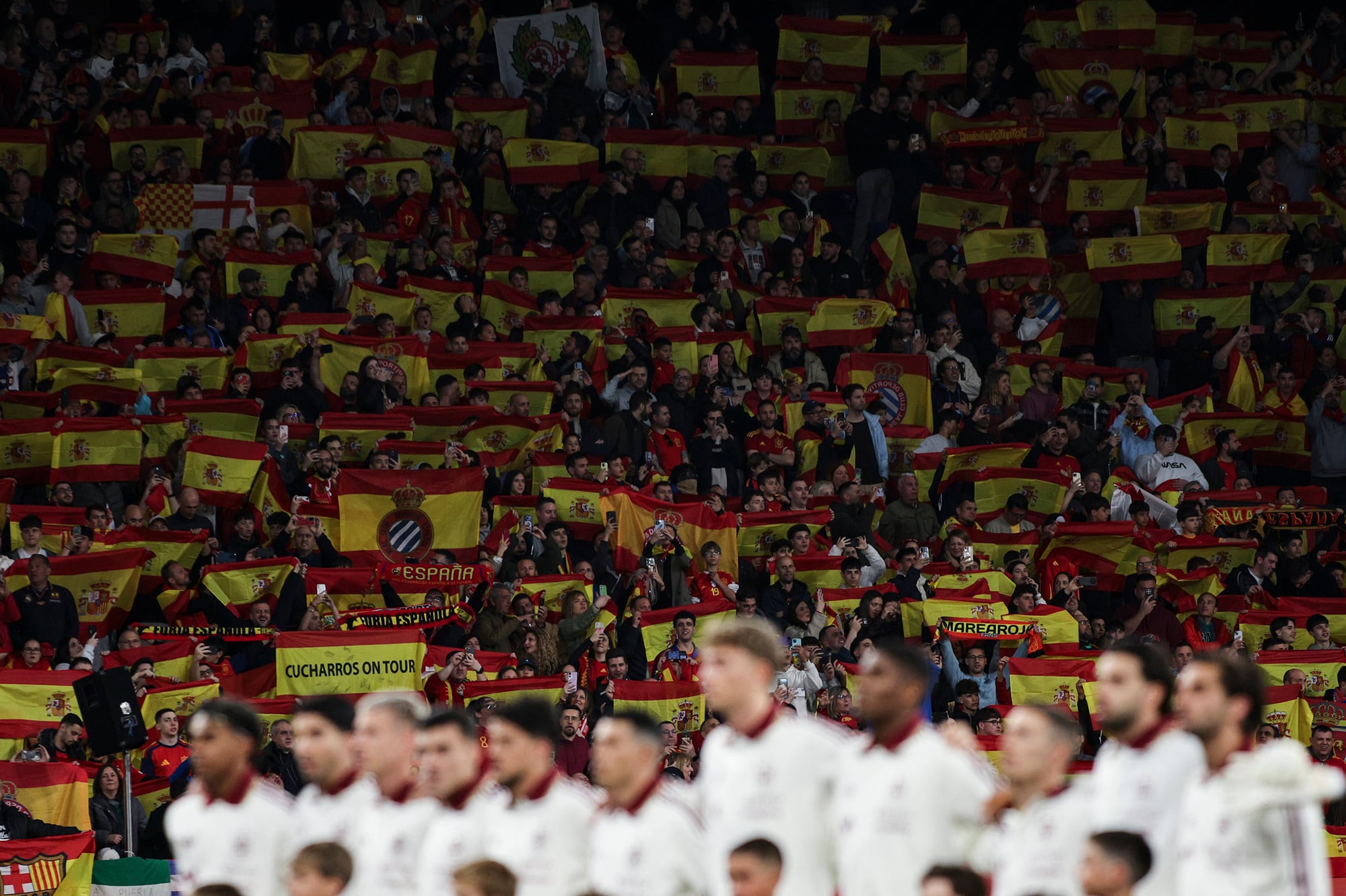 La policía española había informado de que estaba investigando el comportamiento de los aficionados durante el partido amistoso celebrado el martes pasado en Barcelona
