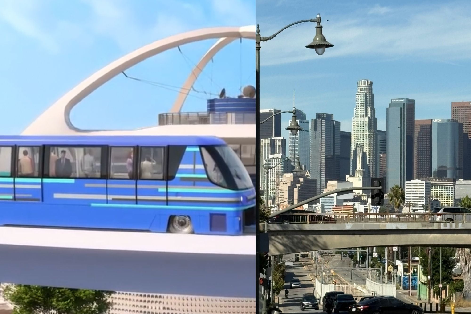 El aeropuerto de Los Ángeles está próximo a inaugurar su tren eléctrico