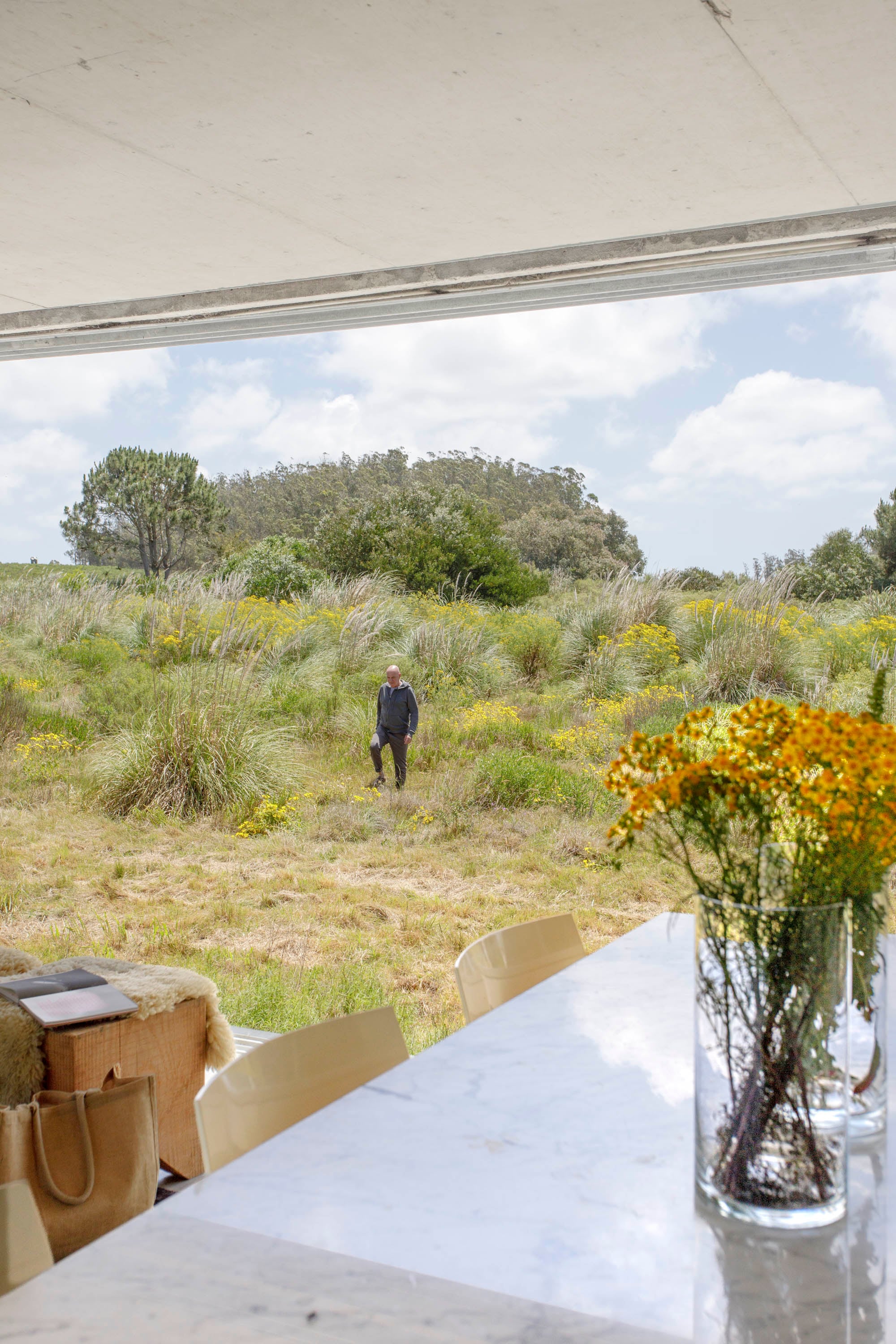 Cualquier parte de la casa ofrece una salida al campo.