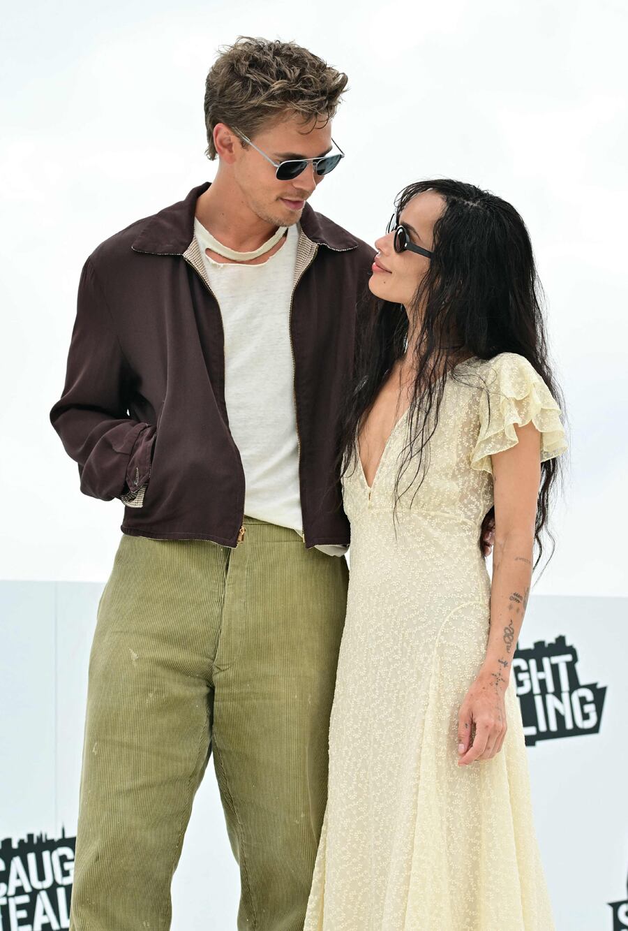 Austin Butler y Zoë Kravitz, durante su reciente paso por Londres