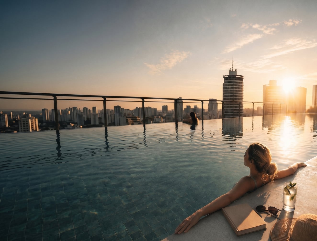 En la terraza habrá una piscina con borde infinito