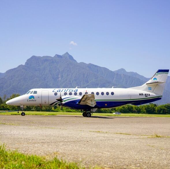 El modelo de avión involucrado en el accidente de Roatán.