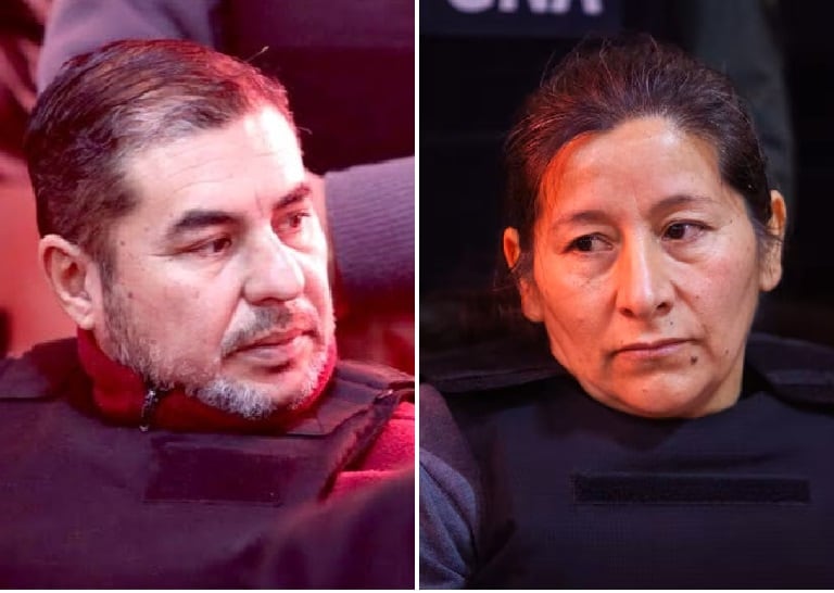 El excomisario Walter Maciel y Laudelina Peña, tía de Loan