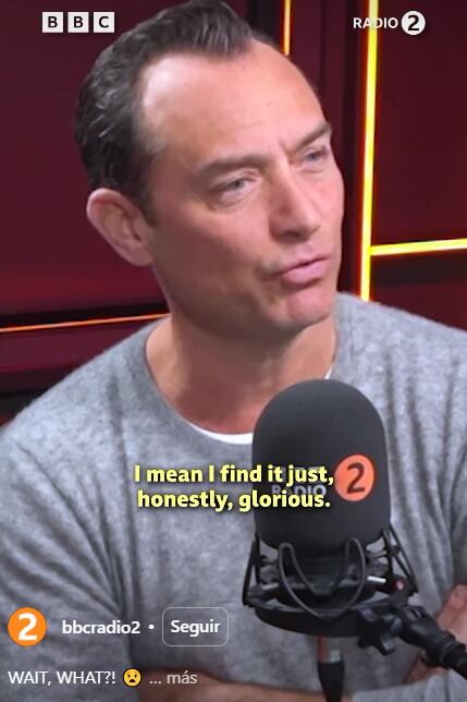 Jude Law reveló un detalle inesperado sobre El descanso que no pasó inadvertido por los fanáticos (Foto: Captura Instagram)