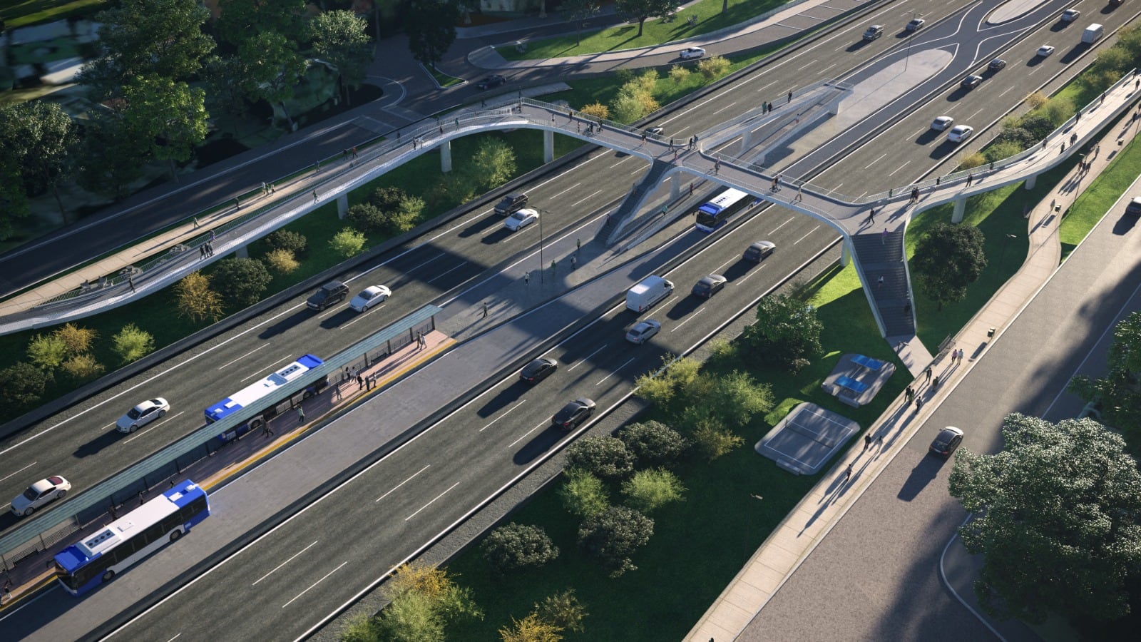 En principio, se incorporarán ocho líneas de colectivos a los carriles exclusivos