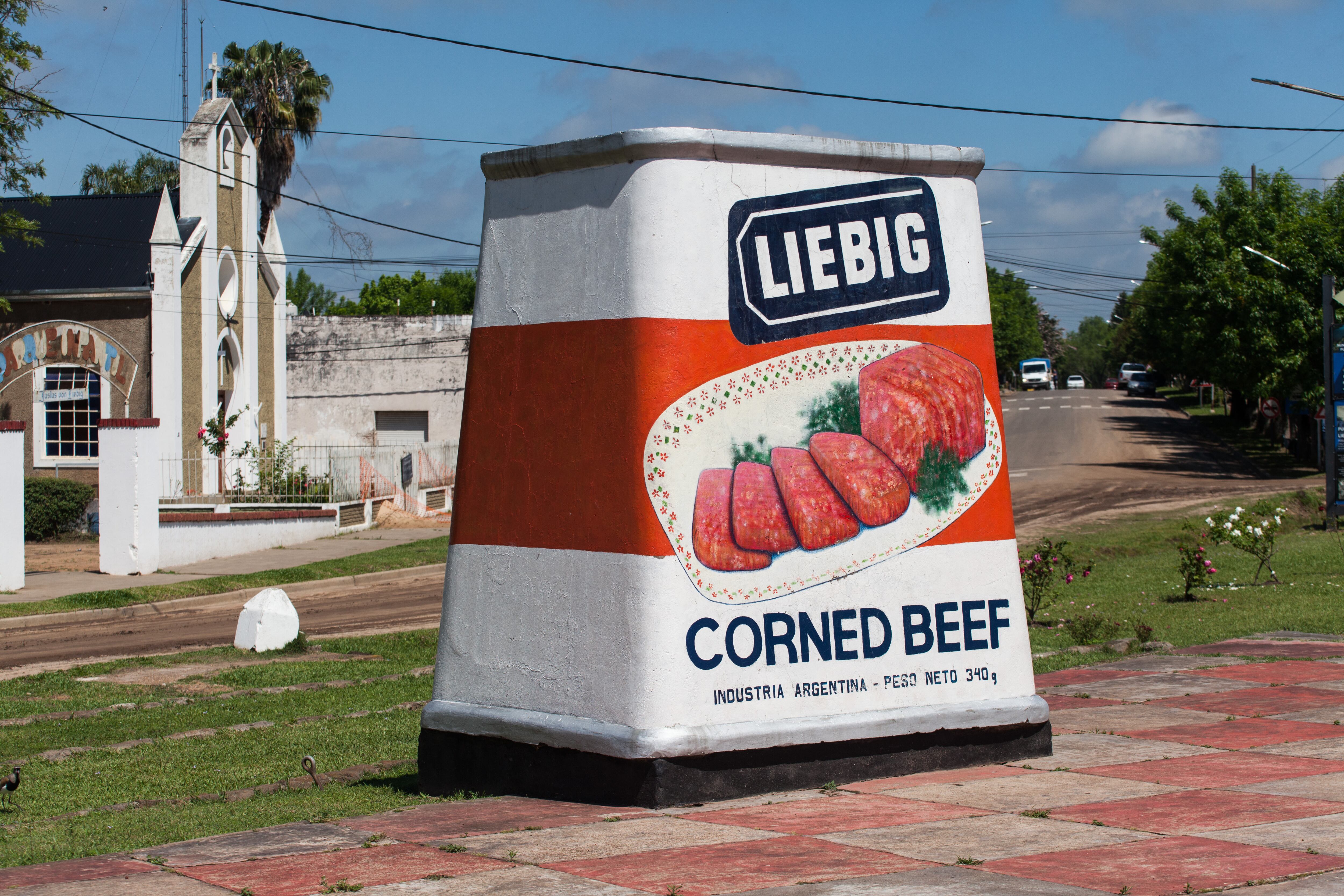 La icónica lata de Liebig, corned beef.