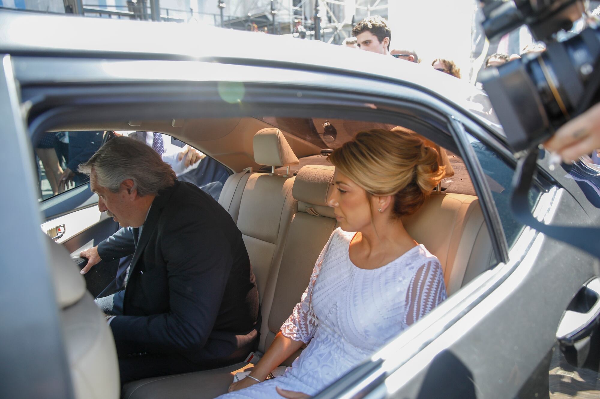 Alberto Fernández y Fabiola Yañez