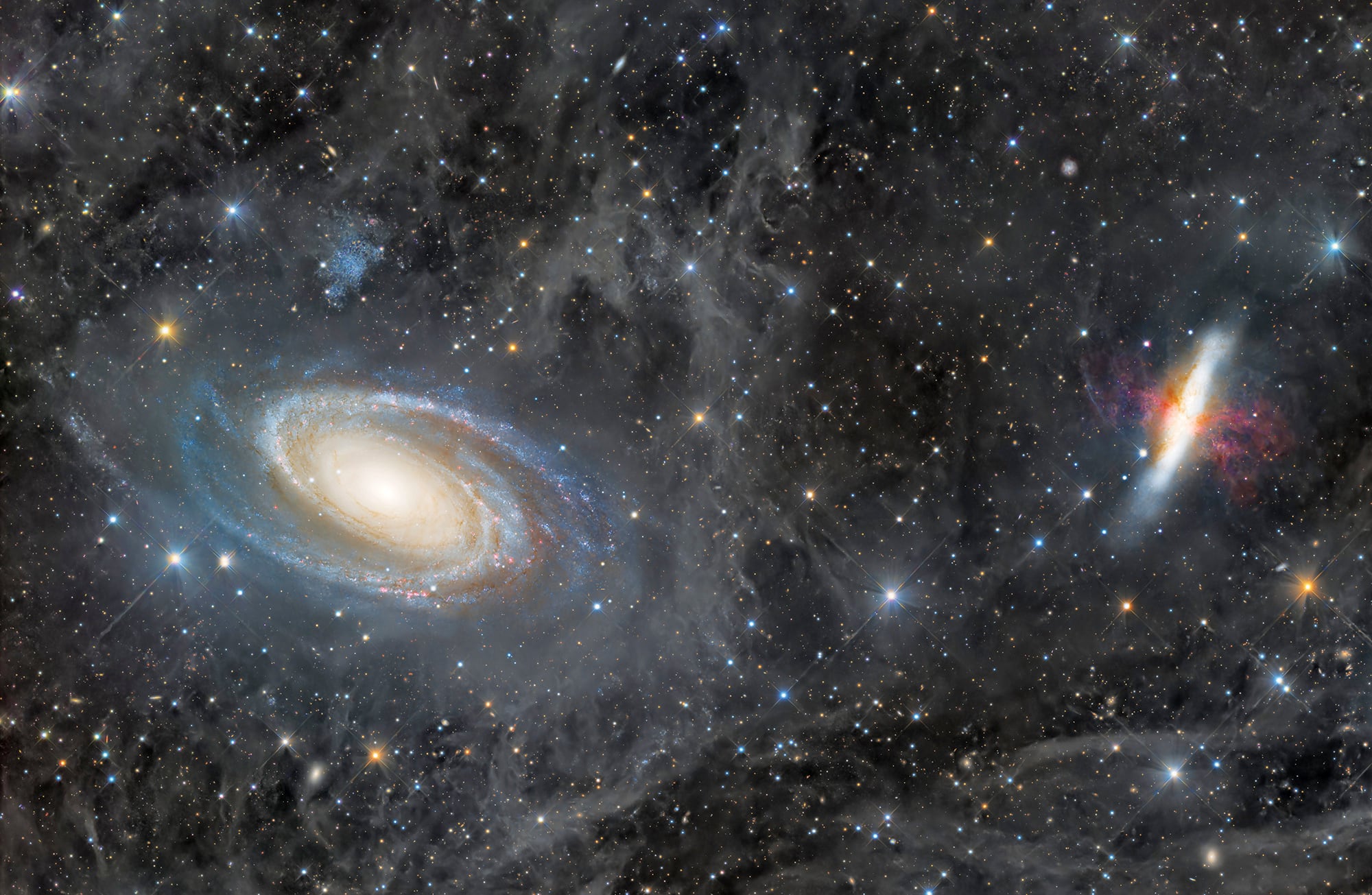 Una de las imágenes tomadas con uno de los telescopios
