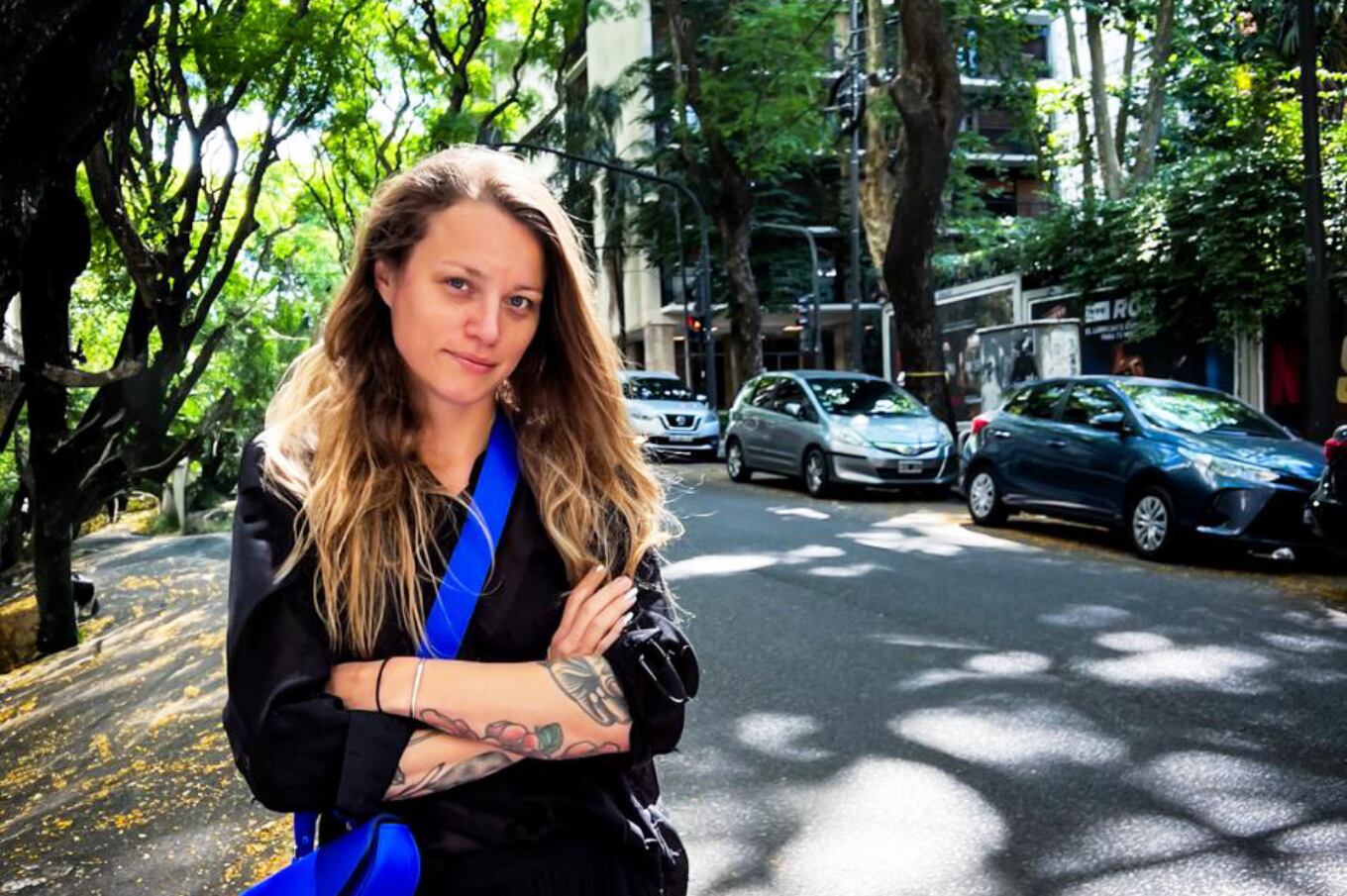 Junto a su marido, Marta hoy vive en Belgrano: