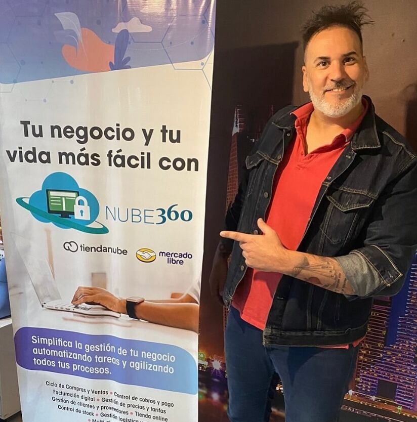 Leonardo Viqueira, en un posteo promocional en Instragram
