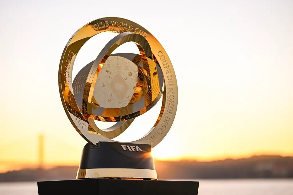 El trofeo del Mundial de Clubes se luce en Estados Unidos, donde se desarrolla la competencia