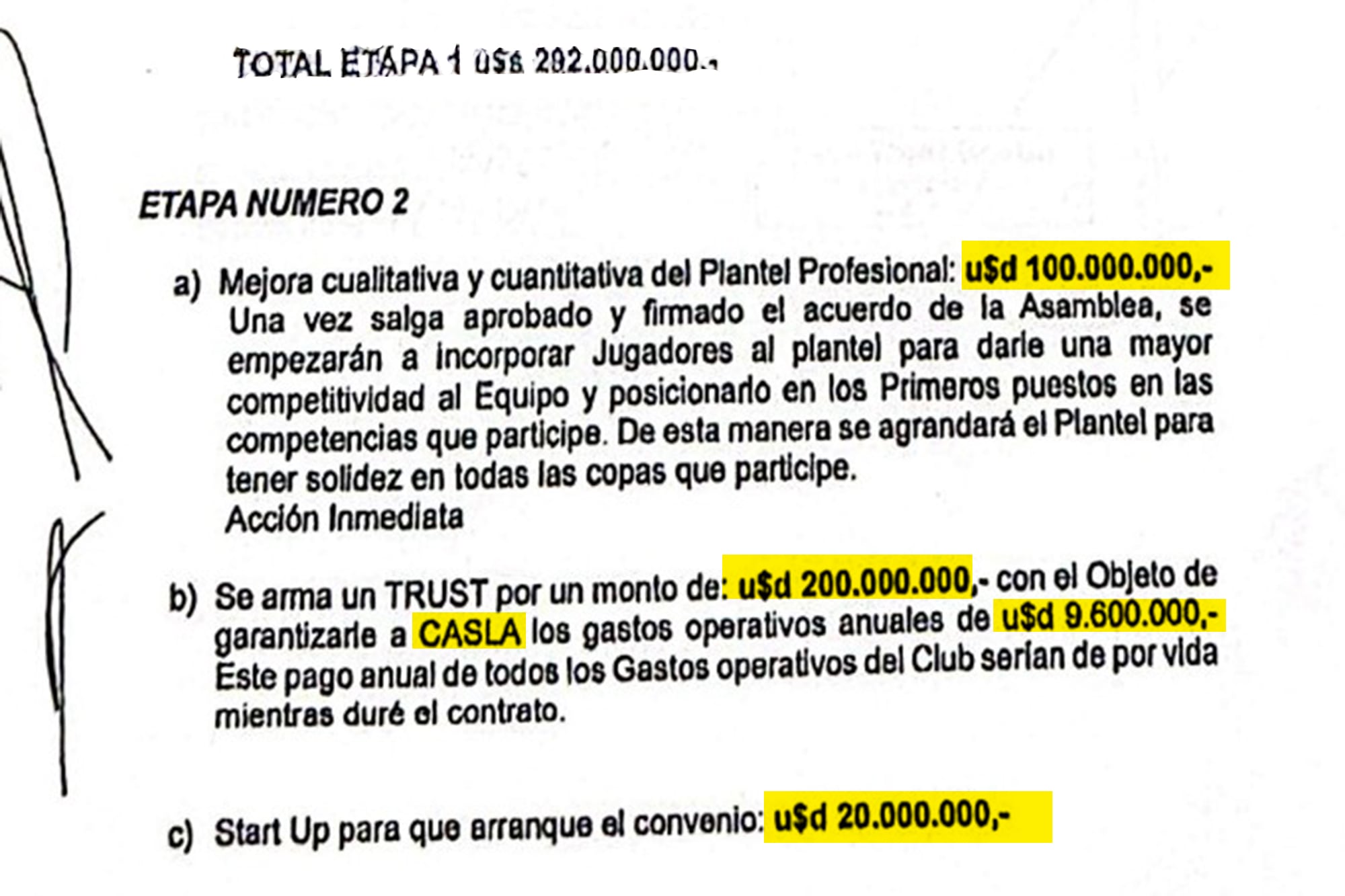 Detalles del documento firmado con Foster Gillett