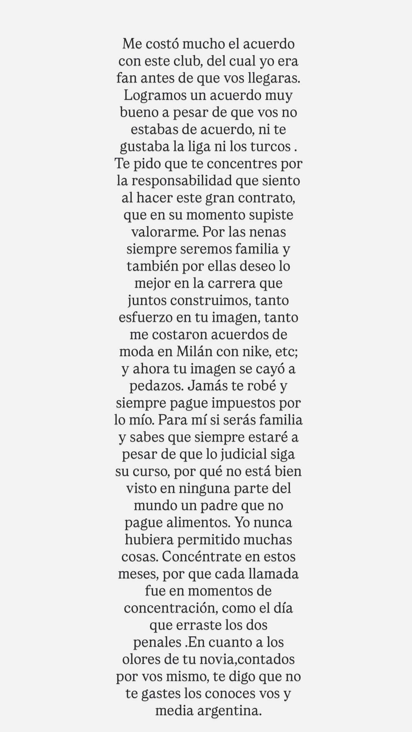 Wanda Nara recogió los guantes y fue por más (Foto: Captura Instagram/@wanda_nara)