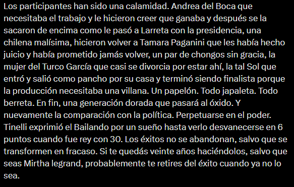 Para el conductor de Intrusos, otro de los grandes problemas habría sido la elección de los participantes