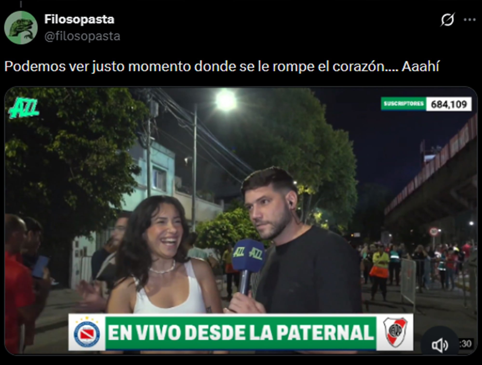 La comparación con el meme de Los Simpson con Ralph y Lisa se hizo presente