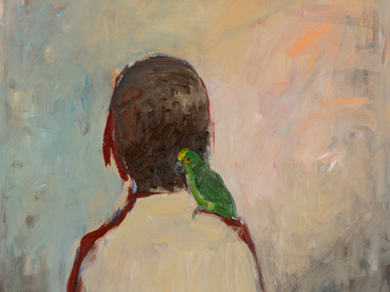 Mercedes Larreta condensa lo mínimo y vibrante del paisaje en sus pinturas