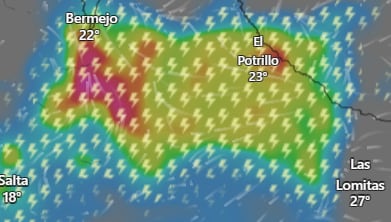 Hay alerta naranja y amarilla por lluvias, tormentas y viento para este domingo 15 de marzo: las provincias afectadas