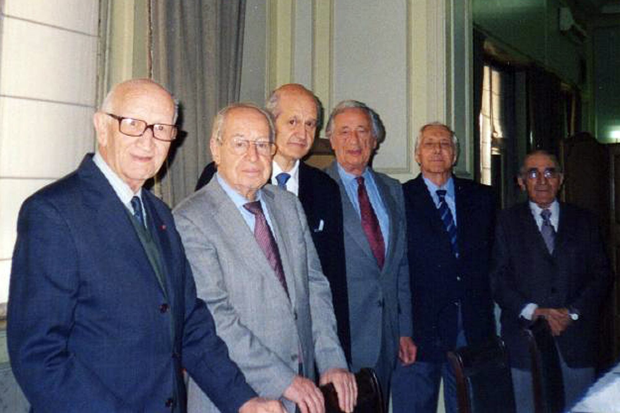 Miguel Woites, Armando Puente, Jorge Rouillon, Néstor Linari, Juan Zambón y Jaime López Recalde