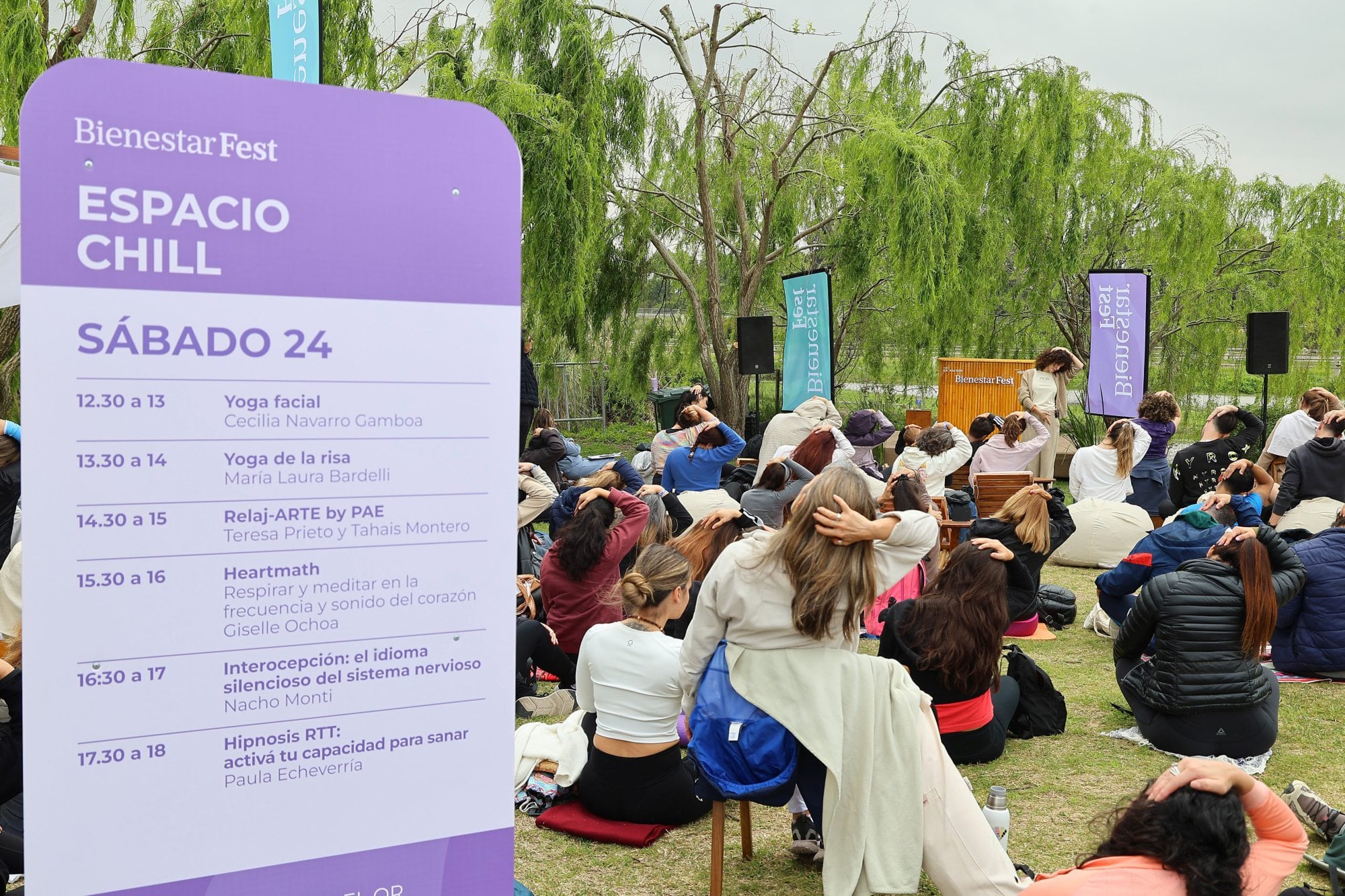 Cecilia Navarro Gamboa, kinesióloga y fisiatra de Faceit enseñó a relajar el rosto