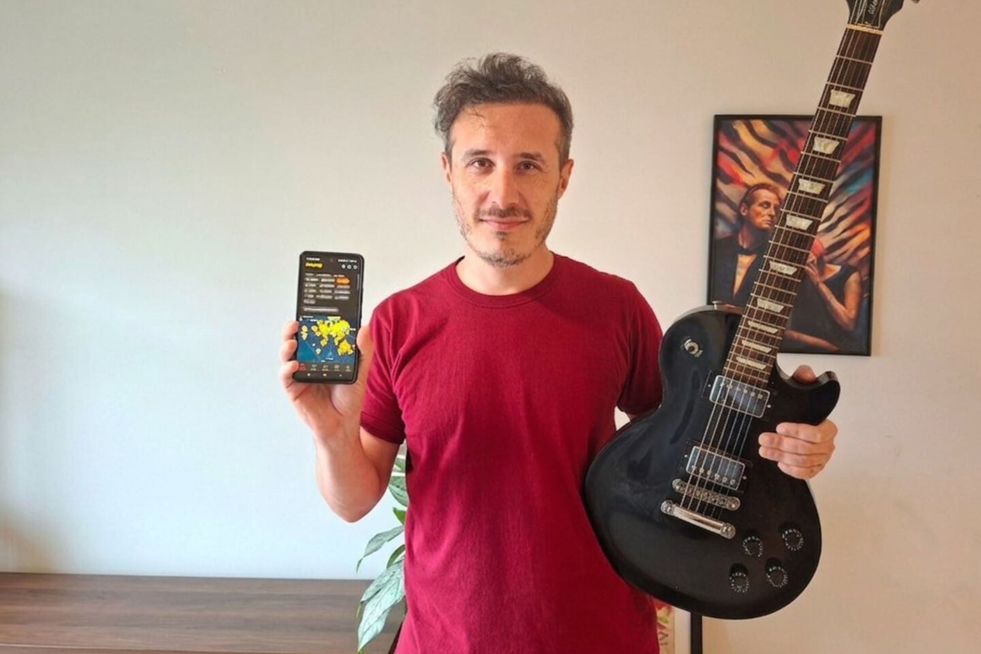 Se quedó sin trabajo y creó el “Tinder de los músicos”: la app argentina que ya es furor para armar bandas