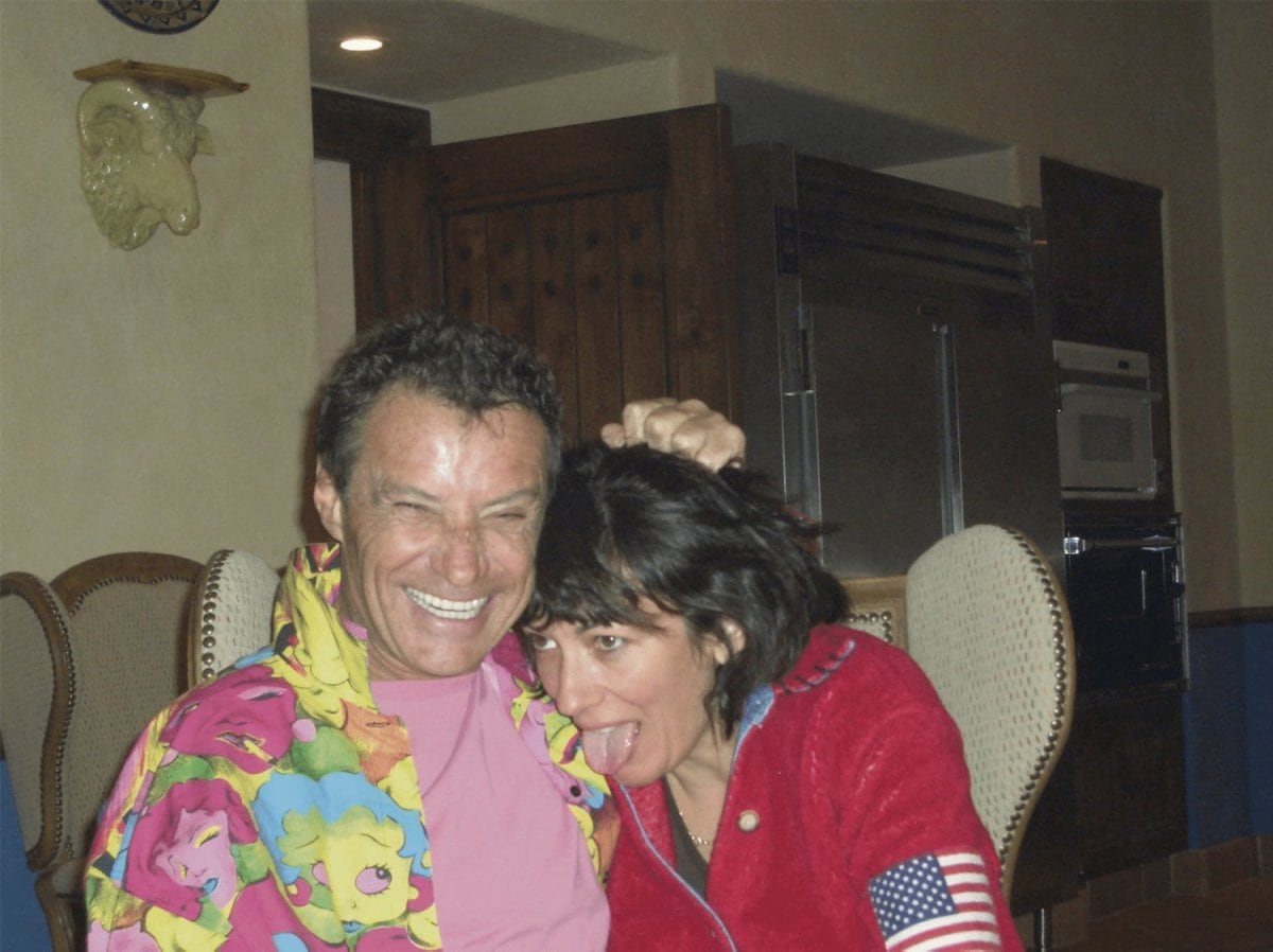Jean-Luc Brunel junto a Ghislaine Maxwell
