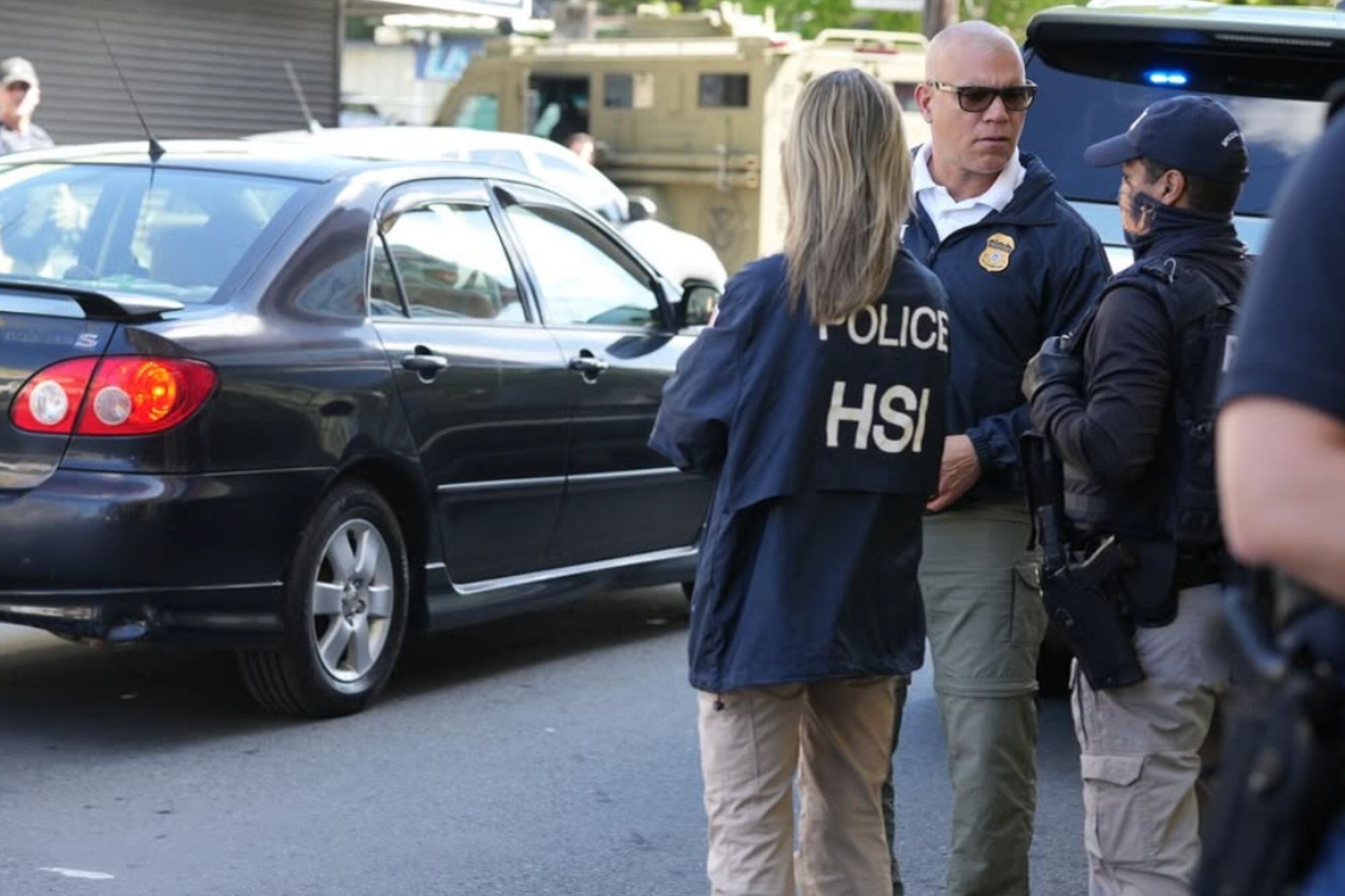 Rebecca Gonzalez Ramos, directora de (HSI) San Juan, Puerto Rico, en el operativo del domingo 26 de enero de 2025