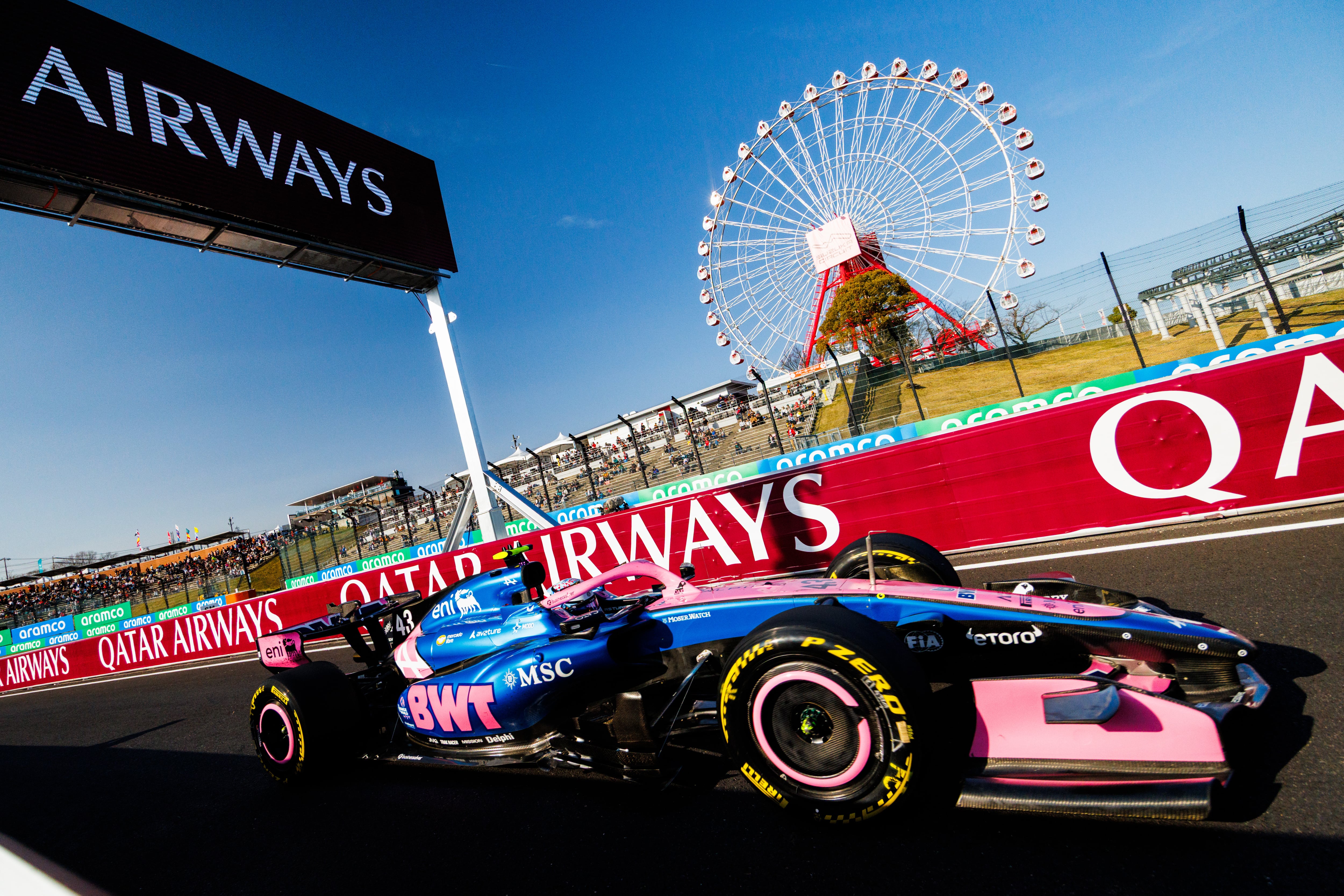 TV y streaming del domingo: Colapinto en Japón, Francia, final de Miami, Copa Argentina y MotoGP 7 Franco Colapinto en su primera vez en Suzuka, la sede del Gran Premio de Japón de Fórmula 1.