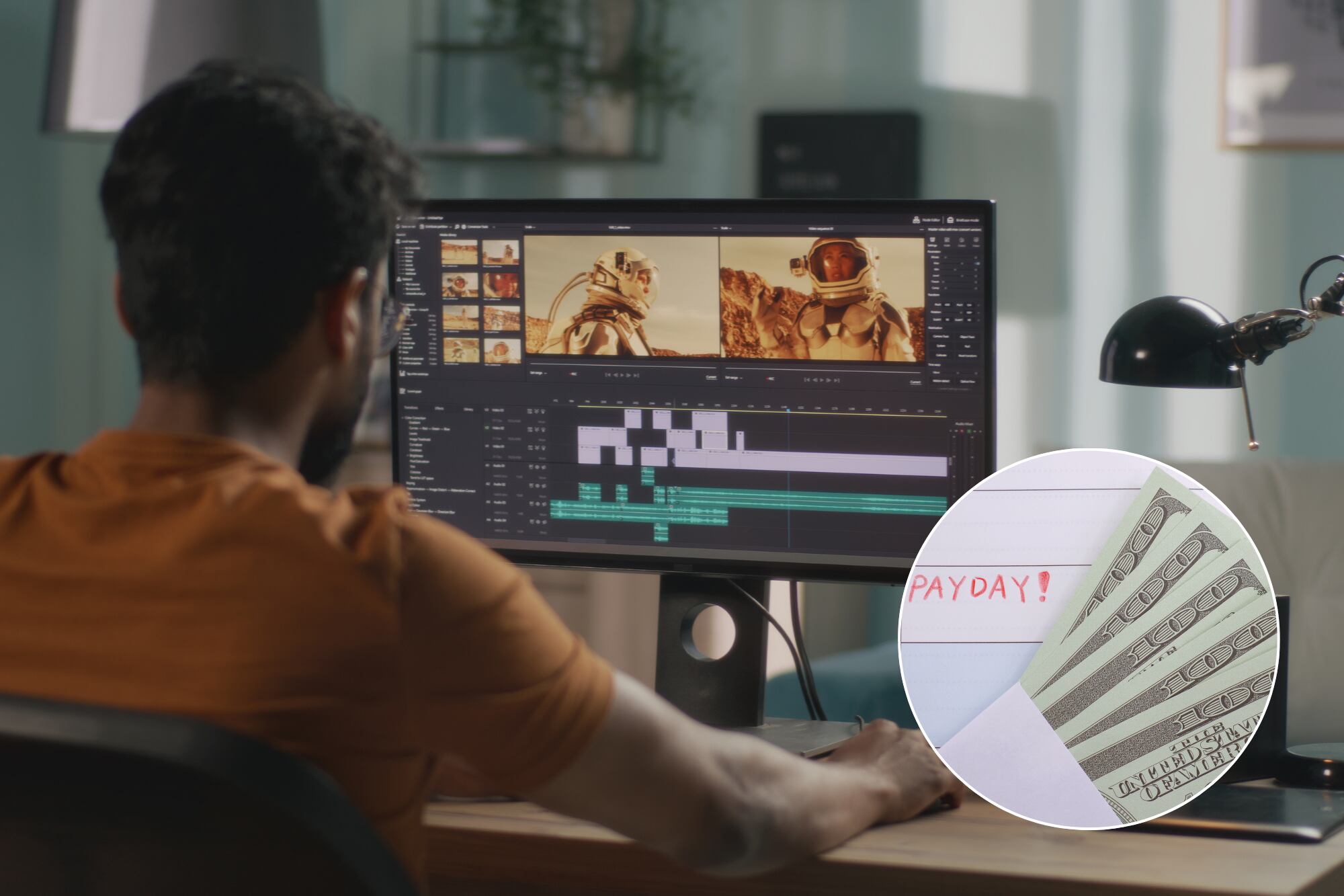 Un editor de video freelance necesita apenas nueve clientes que paguen US$500 al mes para igualar el ingreso de US$50 mil anuales