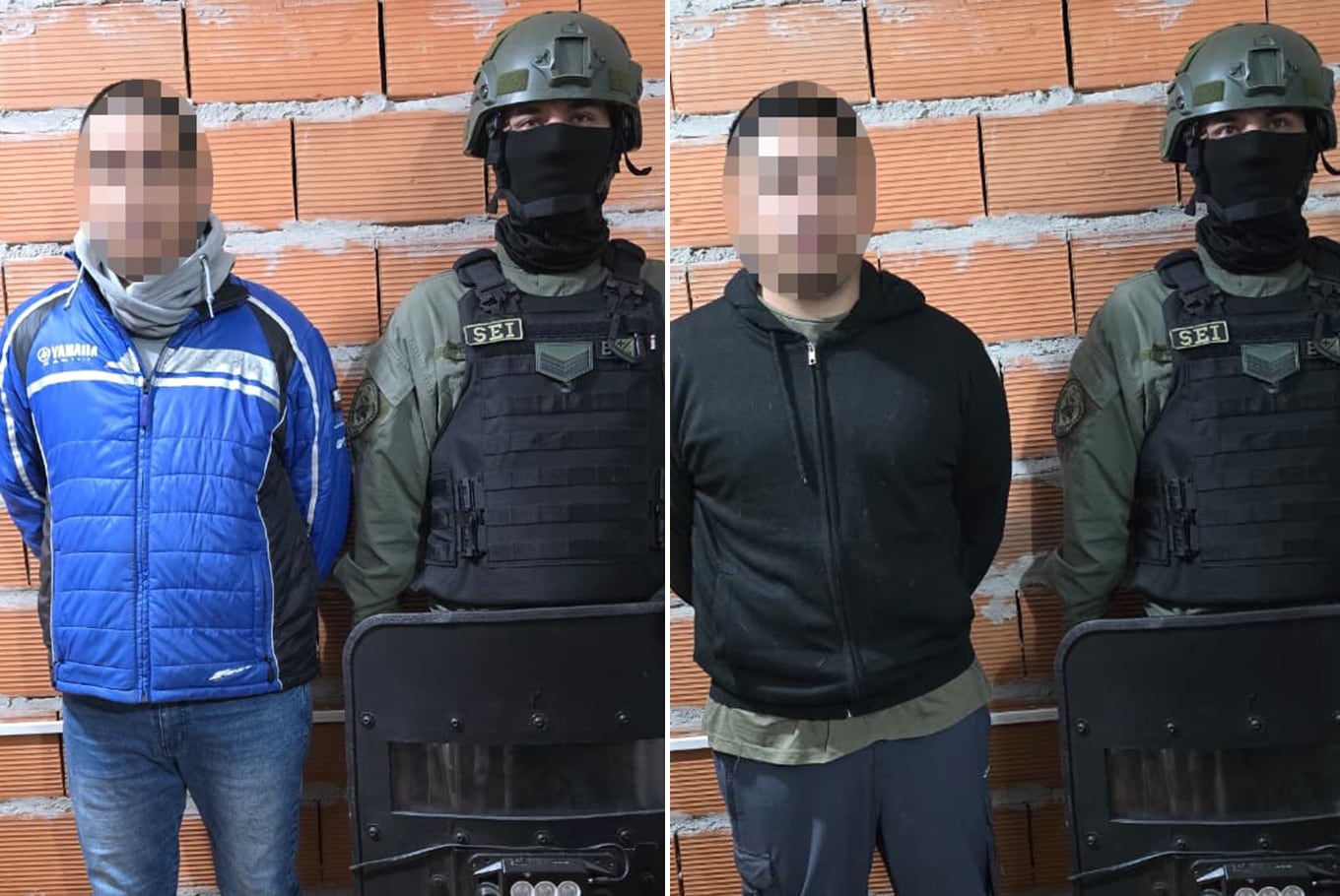 Los hermanos Borras fueron detenidos por la Gendarmería Nacional