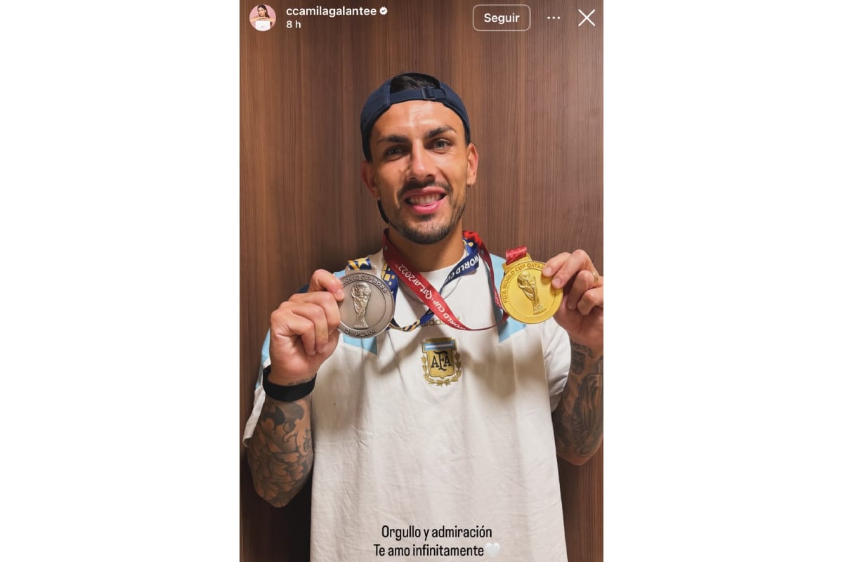 La foto que compartió Camila Galante en sus historias de Instagram