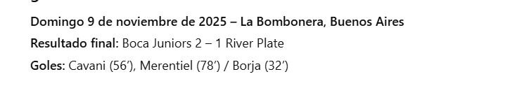 La IA vaticinó una victoria de Boca contra River