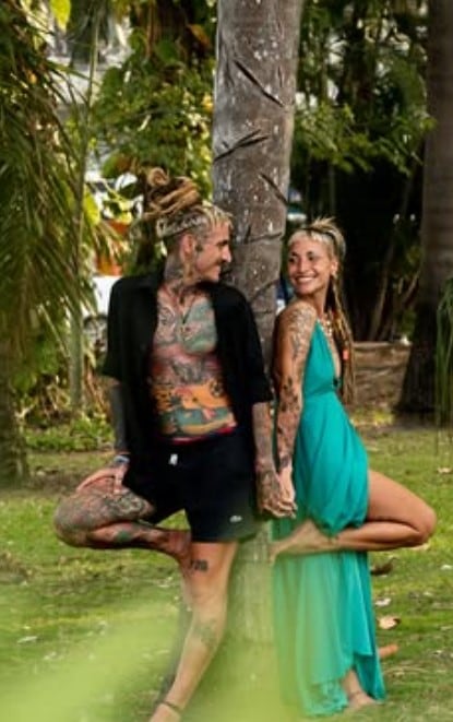 Gastón Firpo y Jazmín, su pareja