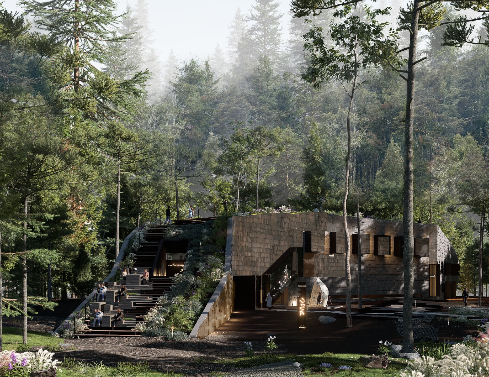 La terraza será el centro del alojamiento, planean que sea un espacio multifunción