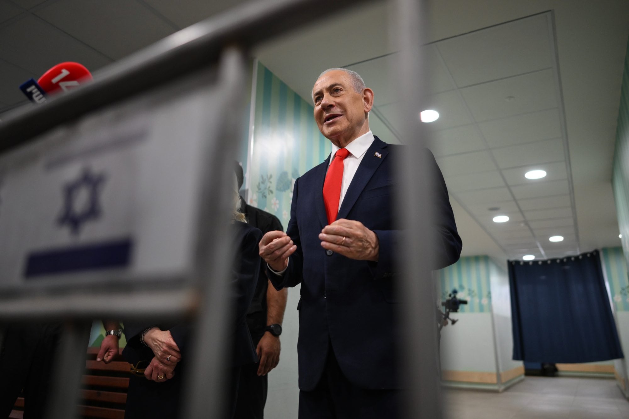 Benjamin Netanyahu (Jewel Samad/Pool Photo via AP)