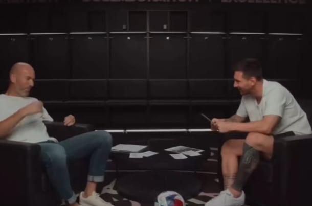 La charla de Messi con Zidane en la que recordó su infancia y los esfuerzos de su padre: “Se levantaba a las 4 de la mañana”