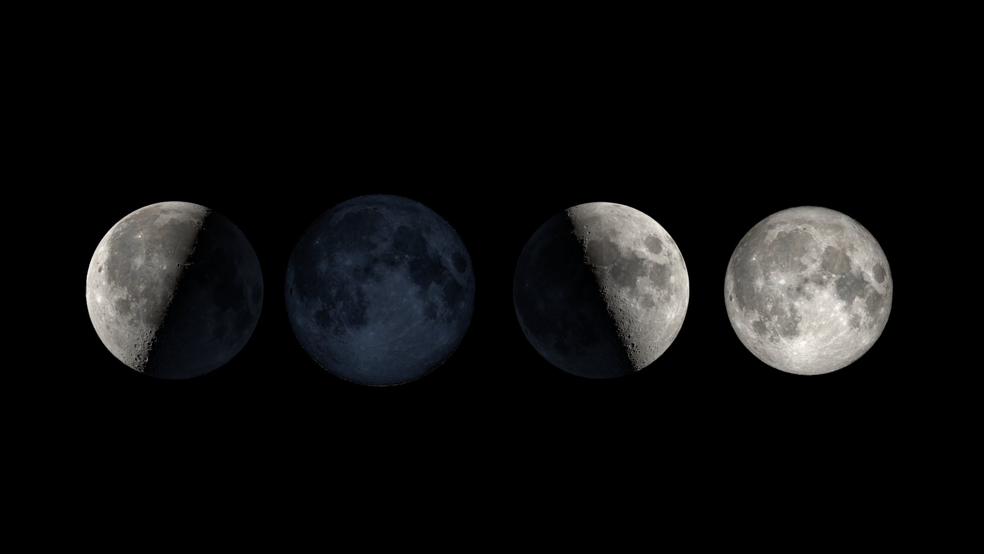 Así se ven cada una de las fases de la Luna para el mes de junio