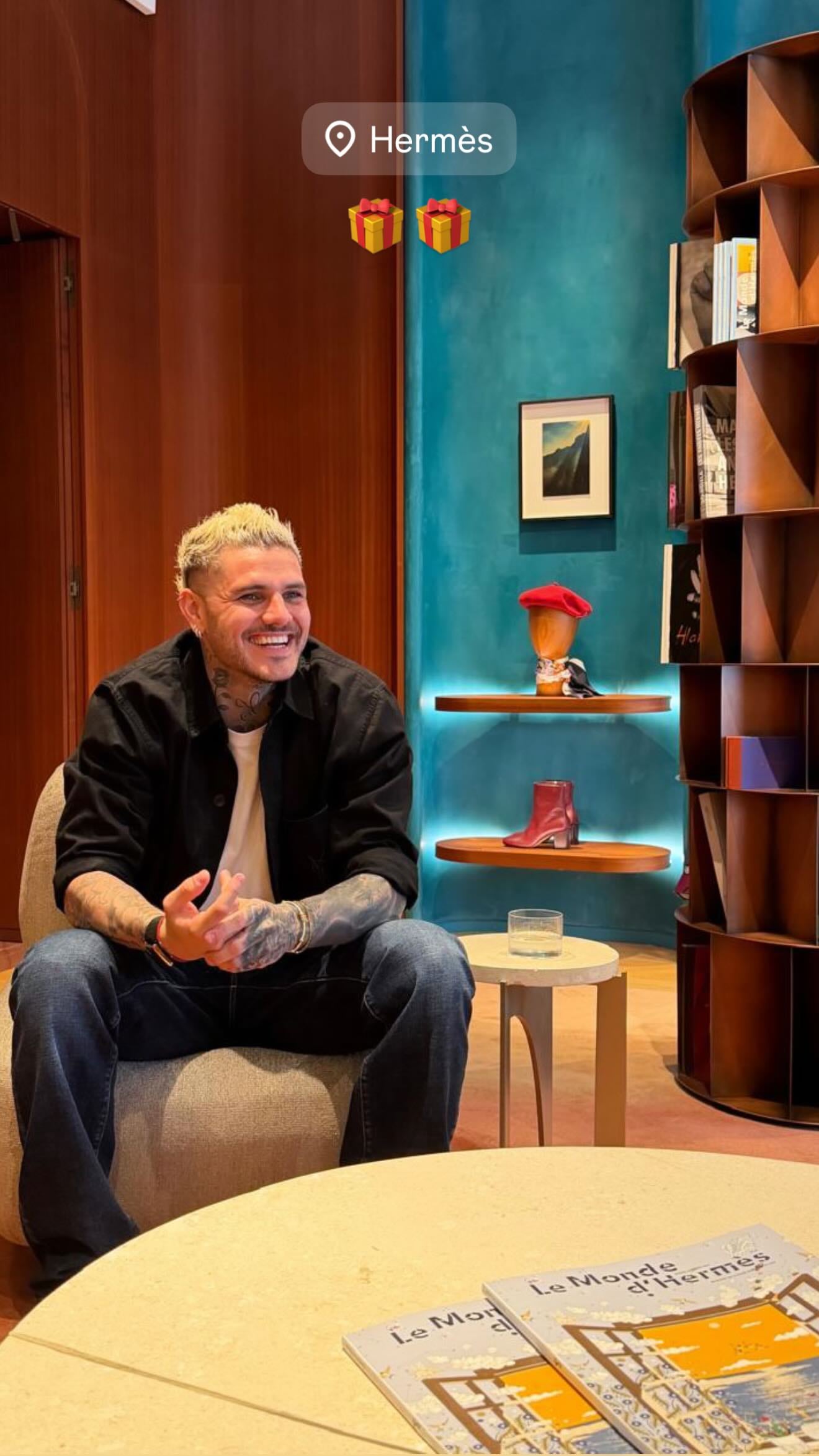 Mauro Icardi compartió imágenes de su estadía en Milán (Foto: Instagram @wanda_nara)