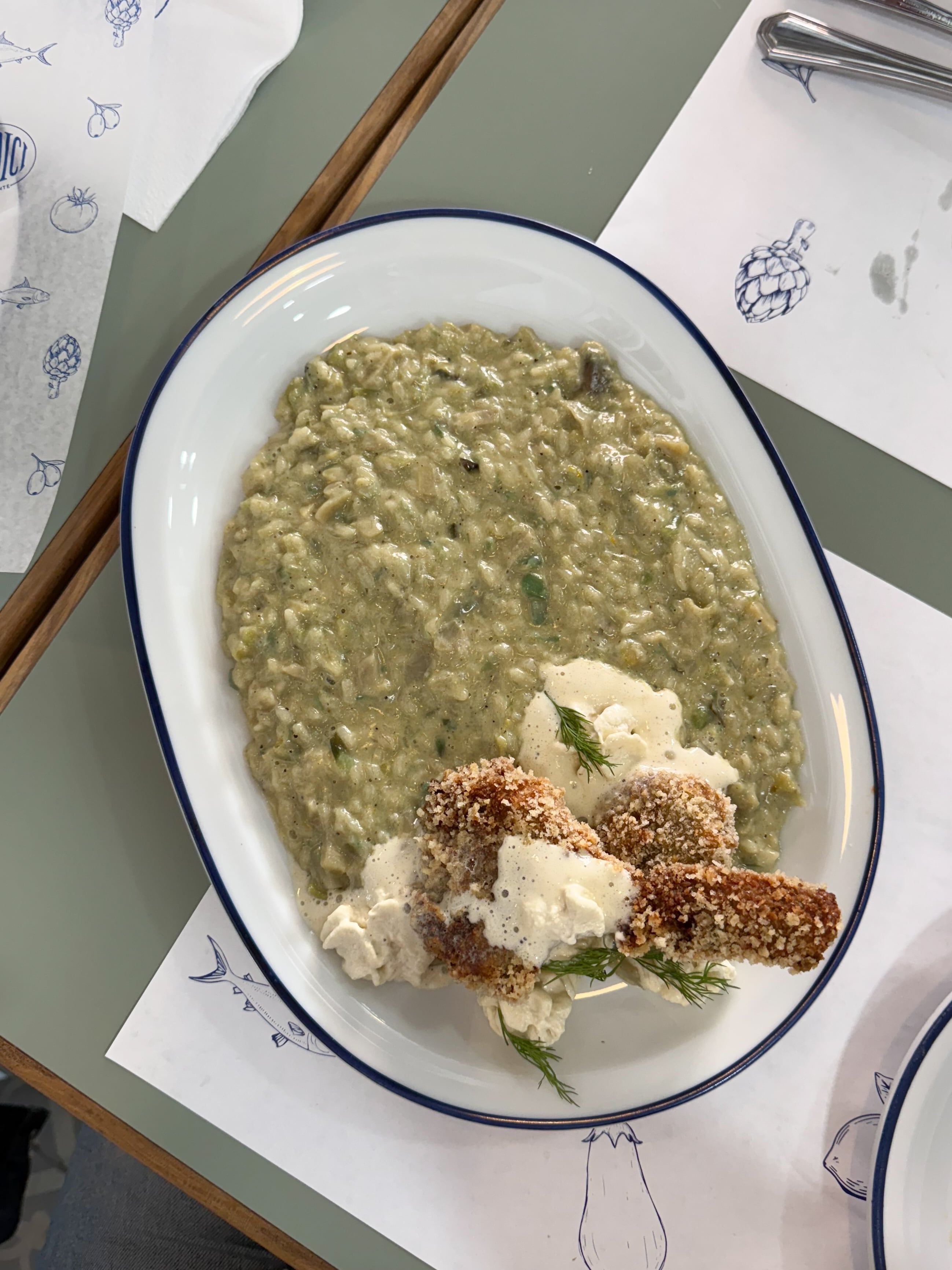 Risotto de alcauciles, producto insignia de La Plata y los inmigrantes italianos