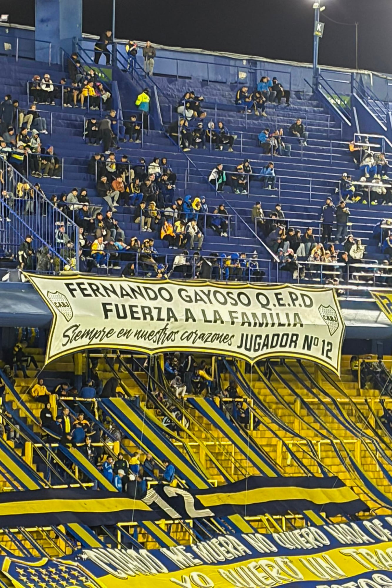 La bandera para Fernando Gayoso