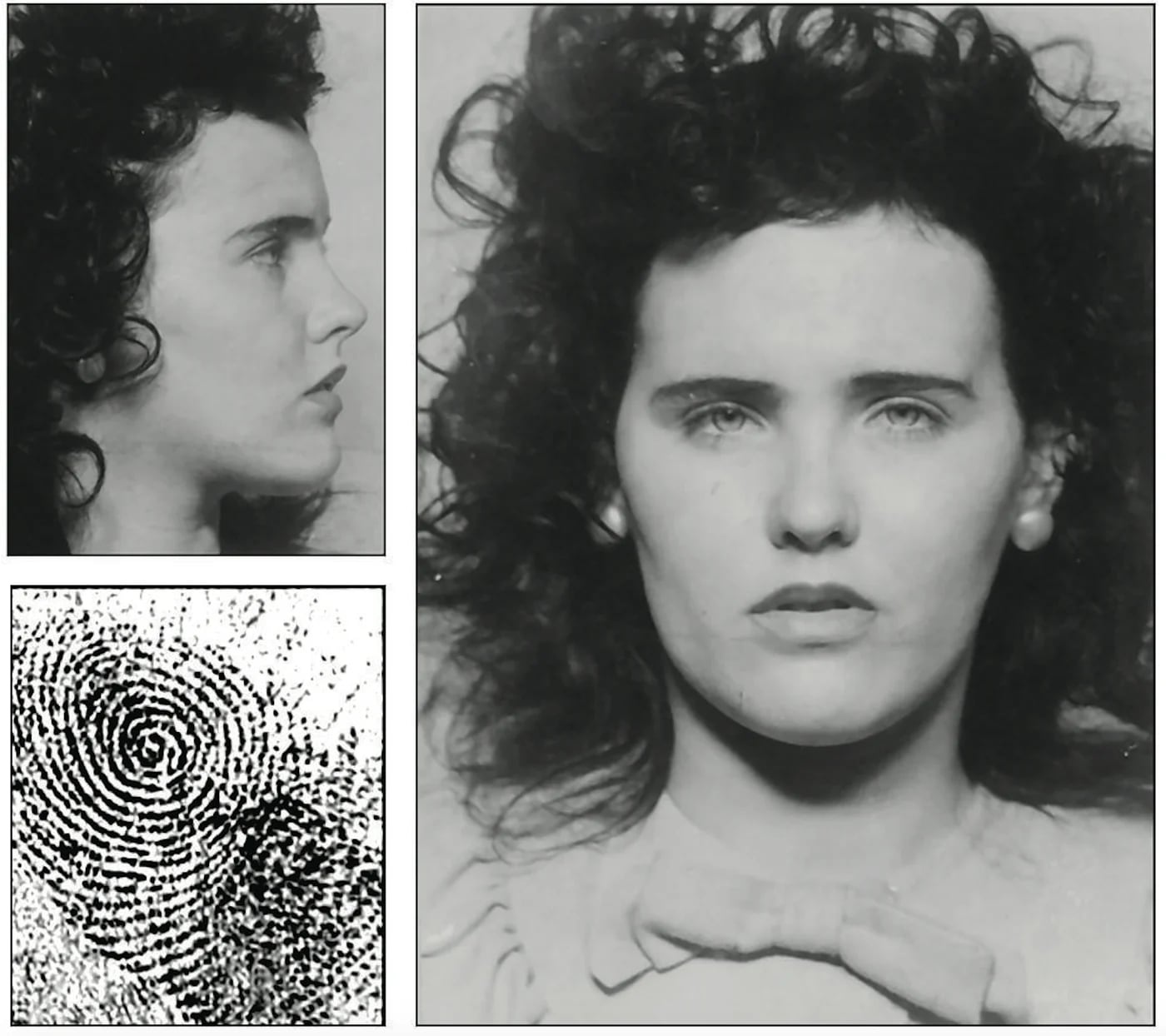 Fotos policiales y huellas dactilares de Elizabeth Short
