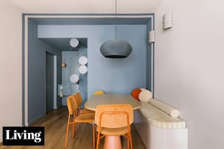 La arquitecta Camila Monge desafió los límites del color y las texturas en este tres ambientes de Belgrano