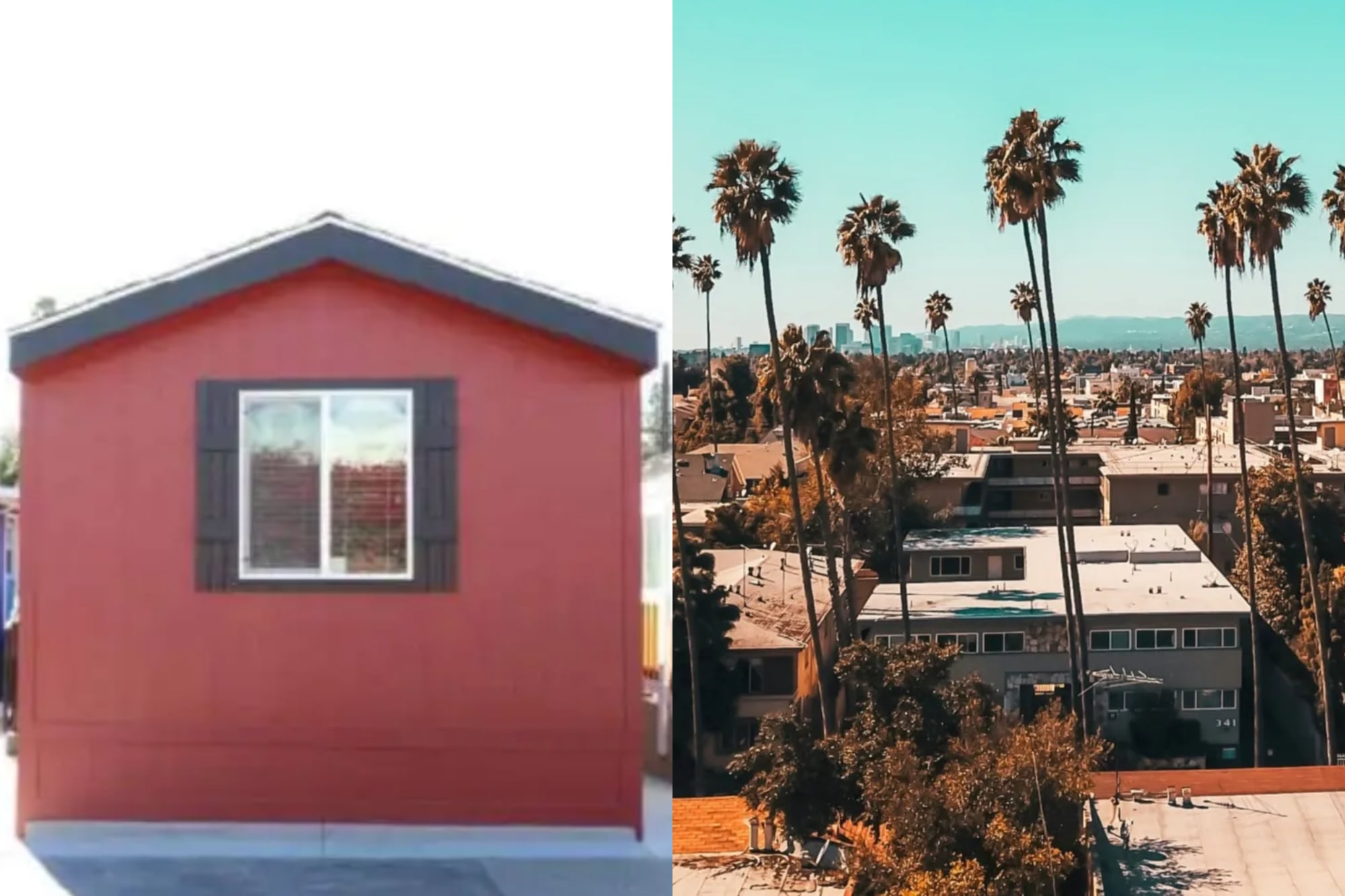 Compró una casa móvil en Los Ángeles por US$140.000 y comparó con otras viviendas de la zona que están cerca del millón de dólares