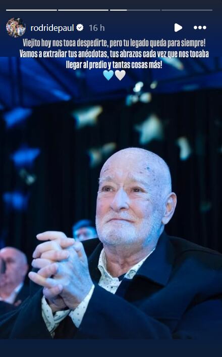 El último adiós de De Paul a Souto