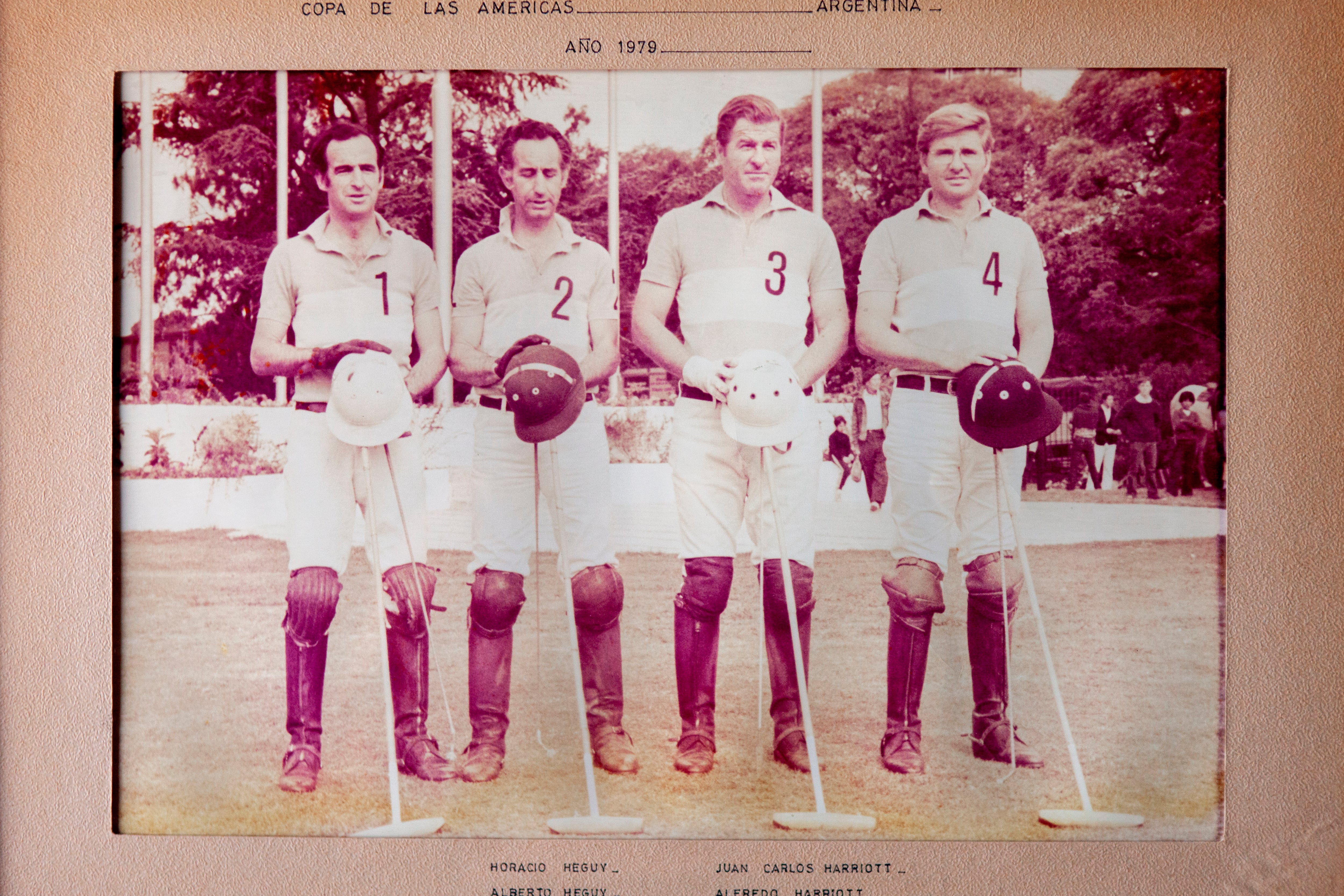 Los hermanos Heguy y los Harriot, grandes glorias del Coronel Suárez Polo Club.