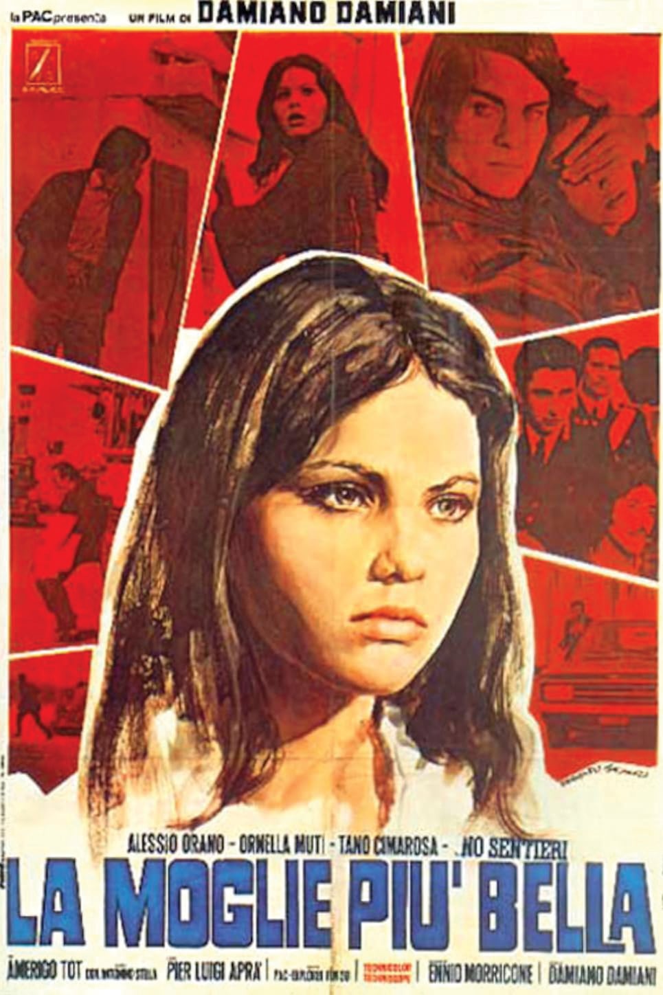 El film La moglie più bella, en 1970. Tenía 14 años cuando fue descubierta por el director Damiano Damiani para protagonizarla