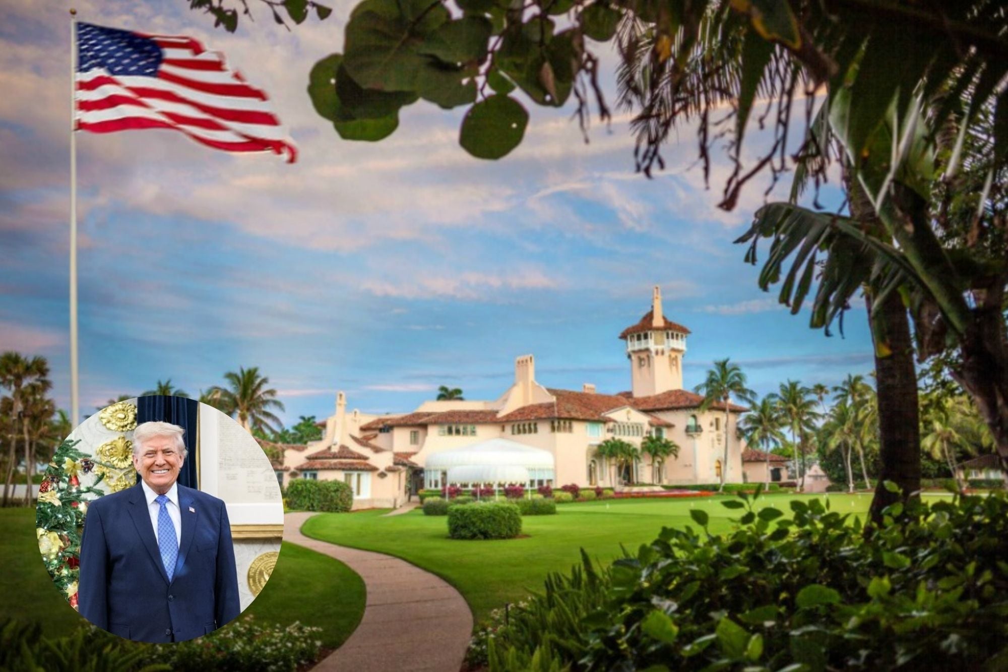 Así es la “Casa Blanca de Invierno”: el lujoso club de playa en Florida donde Donald Trump vacaciona