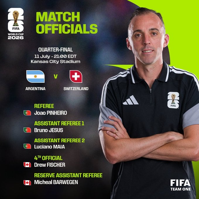 La FIFA presentó a los encargados del arbitraje en redes sociales