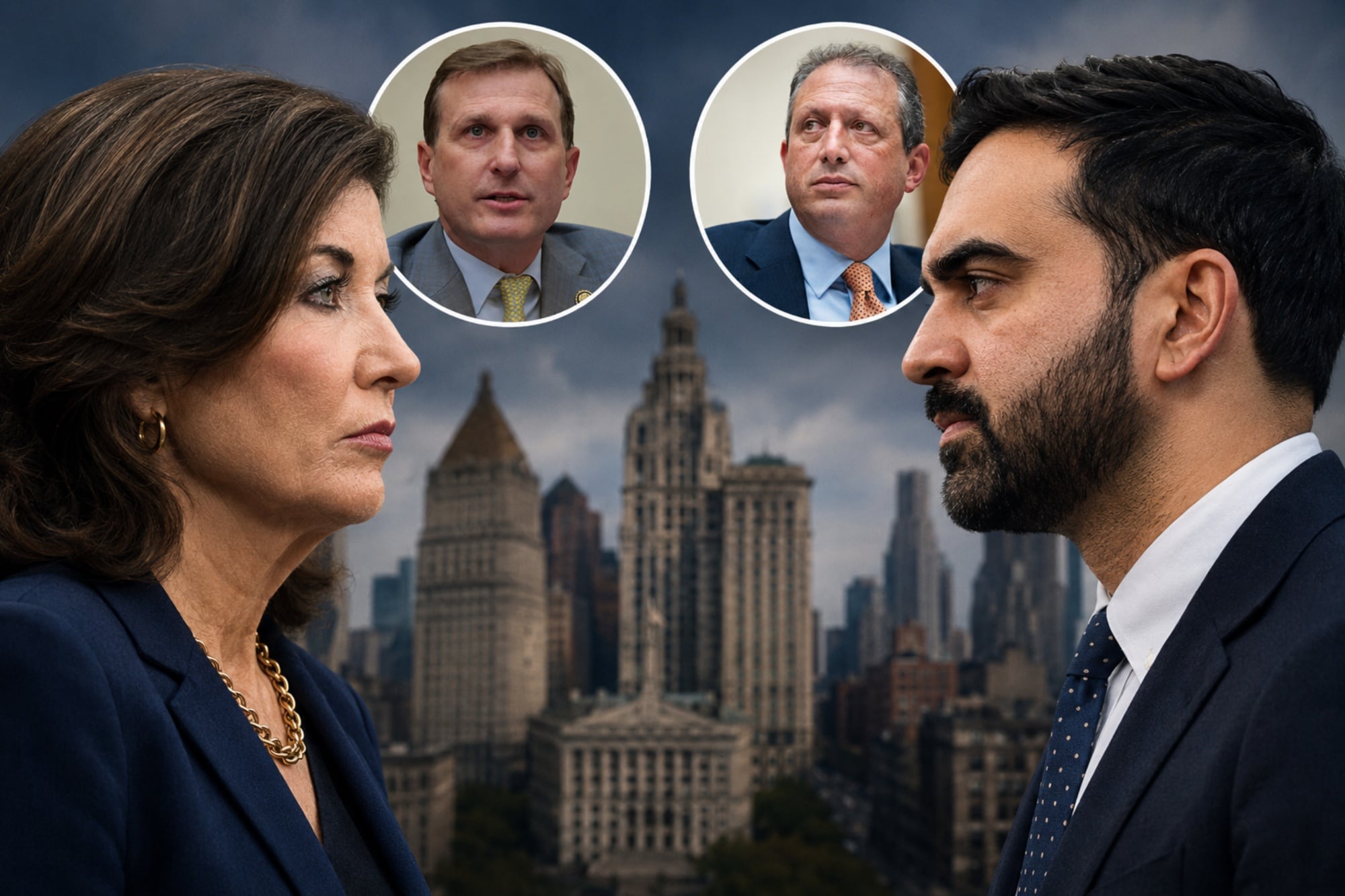 Hochul mostró su apoyo a Goldman y Mamdani remarcó el trabajo de Lander, quienes buscan representar al Bajo Manhattan en el Congreso